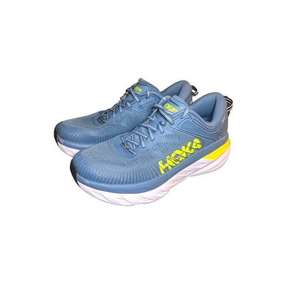 Hoka Men\'s Size 9 One One Bondi 7 Shoes in Provincial Blue main image 5